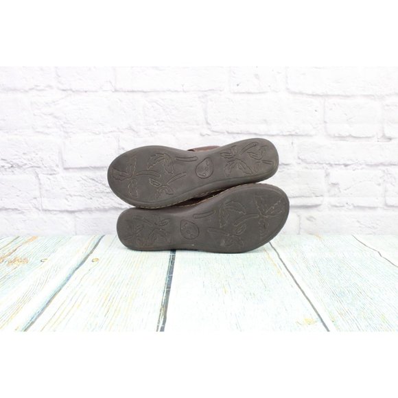 Boc Zita Brown Leather Flip Flop Thong Lightweight Outsole Sandals 9 M - Picture 9 of 9